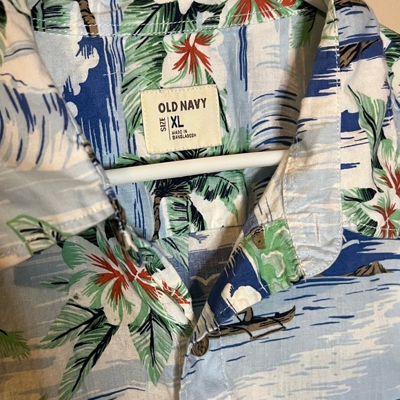 ⭐️Tropical Blue Hawaiian Shirt - Picture 3 of 7